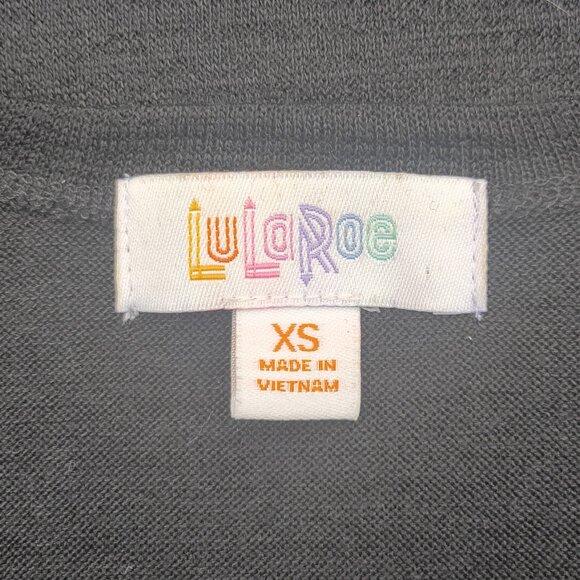 LuLaRoe Black Sarah Cardigan Long Duster Pockets Oversized Size XS extra-small - Picture 3 of 5